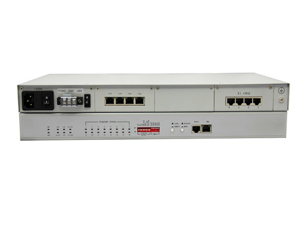 SNMP 4X100M Ethernet over 4E1 Converter